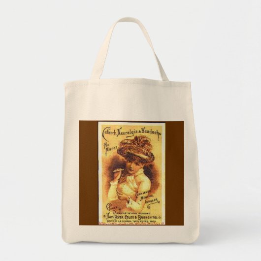 Oude tijd Mercantile Cushman Ad-Grocery bag Tote Bag (Voorkant)