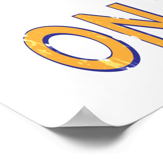 Oude 'Tijd om Champagne te Drinken'-poster Poster (Hoek)