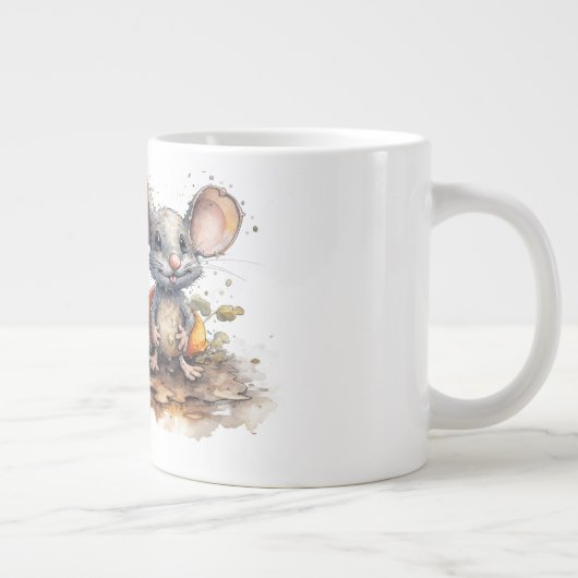 Oude Tijd Overlevende Jumbo Keramische Mok (Rechts)