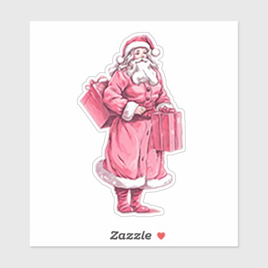 Oude tijd Sinterklaas Sticker (Vel)