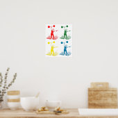 Oude tijd Sterk Man Poster (Keuken)