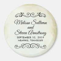 oude-tijd Westerne bruiloft Save the Date