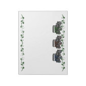 Oude tijdauto's notitieblok (Linkerzijde)