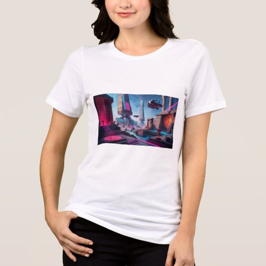 🔱 Oude Tijden: Tijdloze Design voor het Moderne Tri-Blend Shirt (Voorkant)