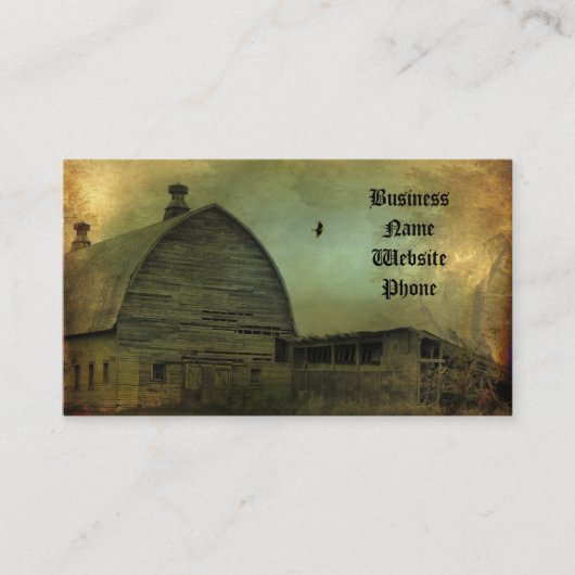 Oude tijden visitekaartje (Voorkant)