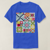 Oude tijdkwilt t-shirt (Design voorkant)