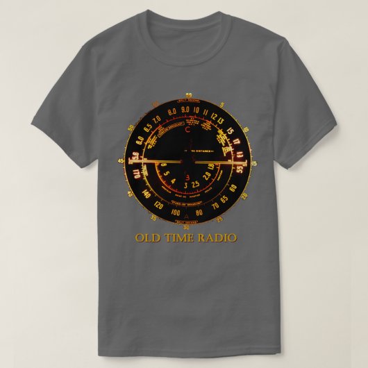Oude tijdradio t-shirt (Design voorkant)