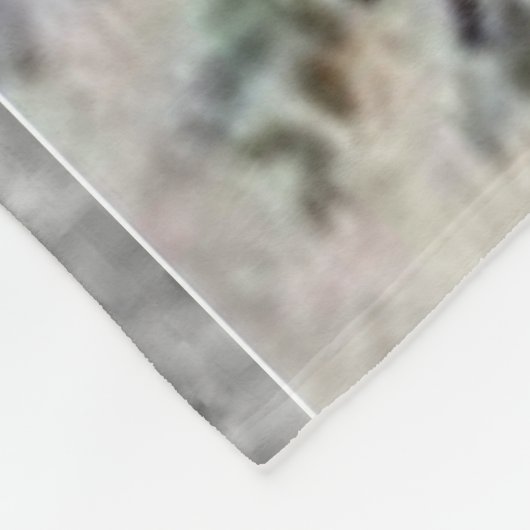 OUDE TIJDSCHRISTMAS-SCENE FLEECE DEKEN (Hoek)