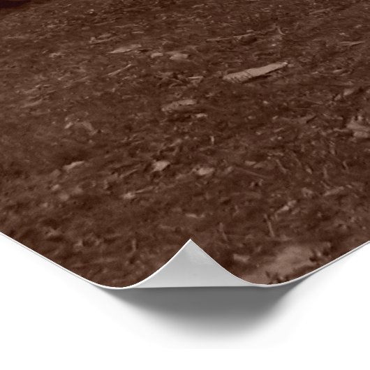 Oude tijdschuur poster (Hoek)