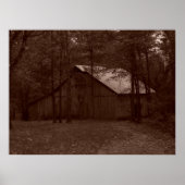 Oude tijdschuur poster (Voorkant)