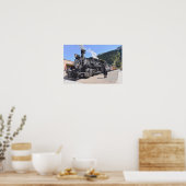Oude timer bij de halte van Silverton, Colorado Poster (Keuken)