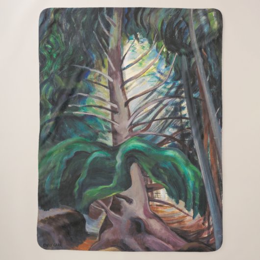 Oude timer | Emily Carr | Sherpa Deken (Voorkant)