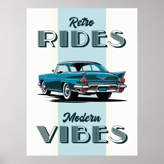 Oude timer in retro kleuren. poster (Voorkant)