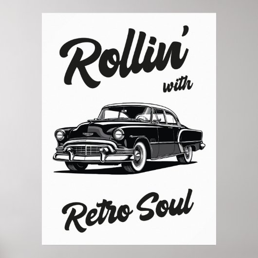 Oude timer met typografie poster (Voorkant)