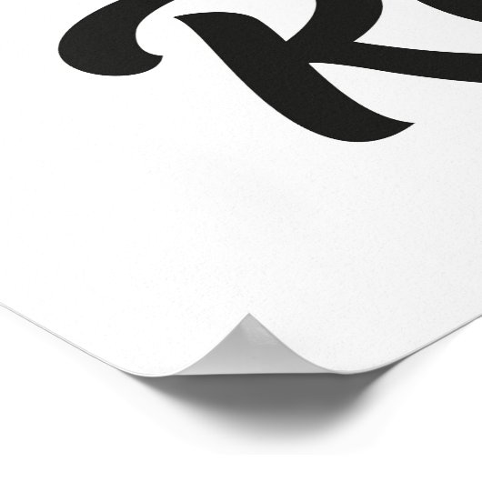 Oude timer met typografie poster (Hoek)