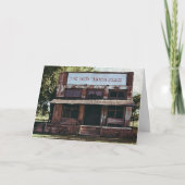 Oude Timer Old Building Birthday Kaart (Voorkant)