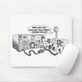 Oude Timer-radio Muismat (Met muis)