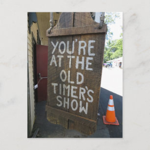 Oude timers briefkaart