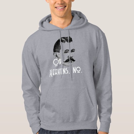 Oude Timey Gentleman Hoodie (Voorkant)