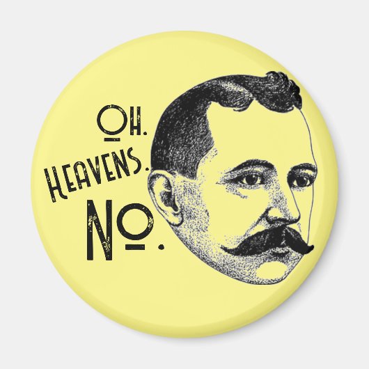 Oude Timey Gentleman Magneet (Voorkant)