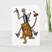 Oude Tinman en Leeuwkaart Kaart (Voorkant)