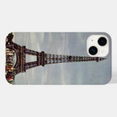 Oude toeristen bij de Eiffeltoren, vakantie in Par Case-Mate iPhone Case (Achterkant (horizontaal))