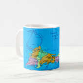 Oude toeristenkaart van Cape Cod Koffiemok (Voorkant links)