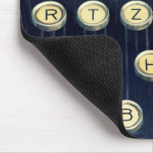 Oude  toetsenbordtoetsen voor schrijfmachines muismat (Hoek)