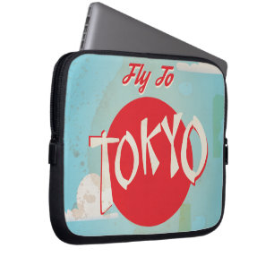 Oude Tokyo, Japan Reisposters Laptop Sleeve