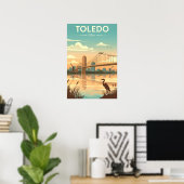 Oude Toledo Ohio Poster (Thuiskantoor)