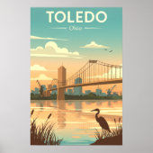 Oude Toledo Ohio Poster (Voorkant)