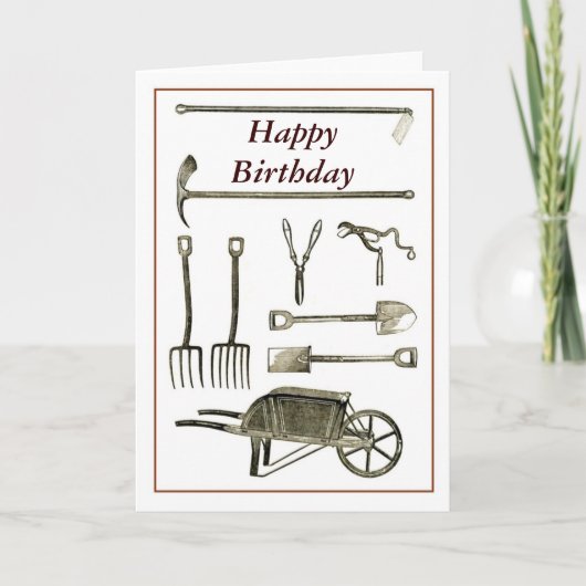 Oude tools kaart (Voorkant)