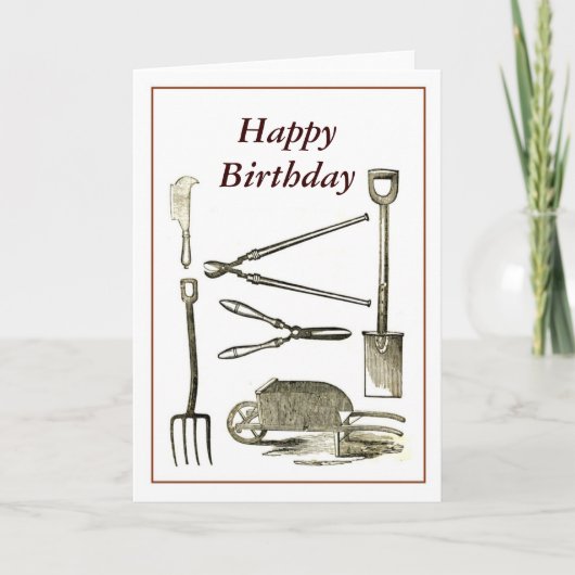 Oude tools kaart (Voorkant)