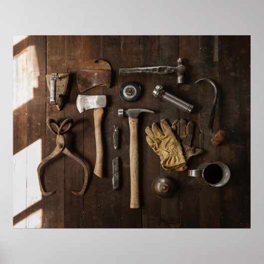 OUDE TOOLS POSTER (Voorkant)