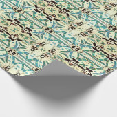 Oude Toons Art Deco Giftwrap. jaren '30 Stijl Cadeaupapier (Hoek)