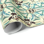 Oude Toons Art Deco Giftwrap. jaren '30 Stijl Cadeaupapier (Rol Hoek)