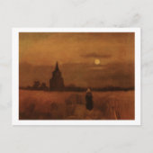 Oude toren in de Fields Van Gogh Fine Art Briefkaart (Voorkant)