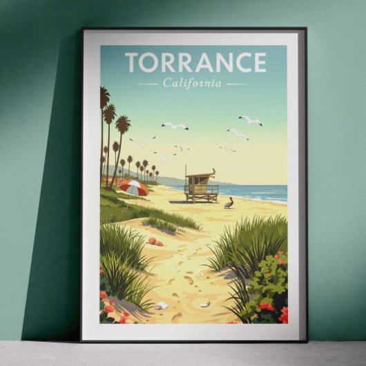 Oude Torrance Californië Poster