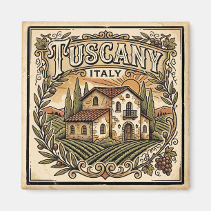 Oude Toscaanse Italiaanse Villa Italië Magneet