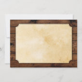 Oude tot perfecte dag Whisky Cigars Invite Kaart (Achterkant)