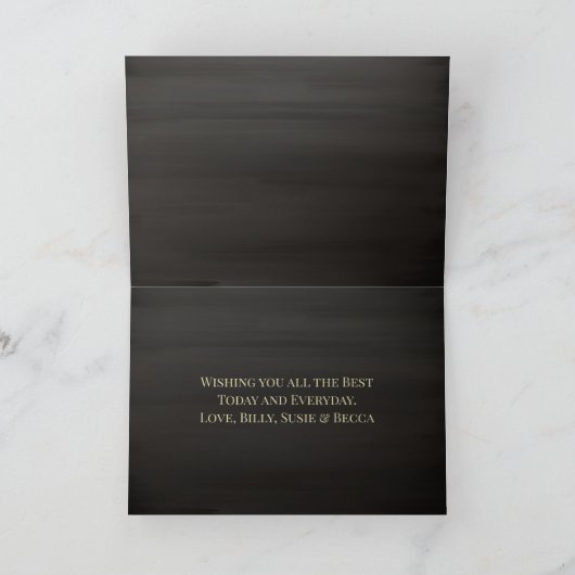 Oude tot perfecte  verjaardag kaart (Binnen)