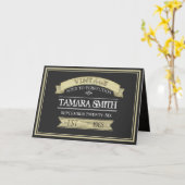 Oude tot perfecte verjaardag kaart (Gele Bloem)