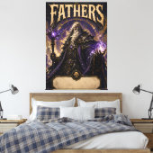 Oude Tovenaar Vader Canvas Afdruk (Insitu (Slaapkamer))