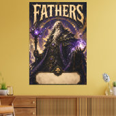 Oude Tovenaar Vader Canvas Afdruk (Insitu (Woonkamer))