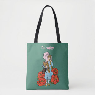 Oude 'Tovenaar van Oz', Dorothy, Rode Klaprozen Tote Bag