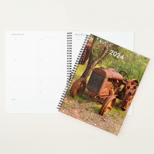 Oude  tractor, Australië, jaarplanner 2024 Planner (Display)