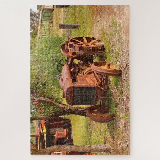 Oude  tractor, Australië Legpuzzel (Verticaal)