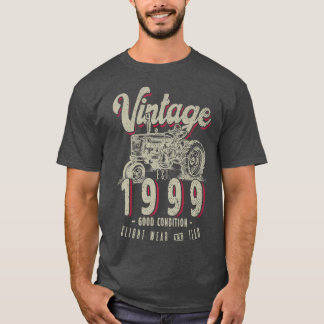 Oude tractor boer verjaardag Geboren in 1999 & Opg T-shirt