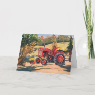 Oude tractor en nieuwe garantie kaart