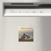 OUDE TRACTOR IN SURF- -MAGNEET MAGNEET (Insitu (Vaatwasser))